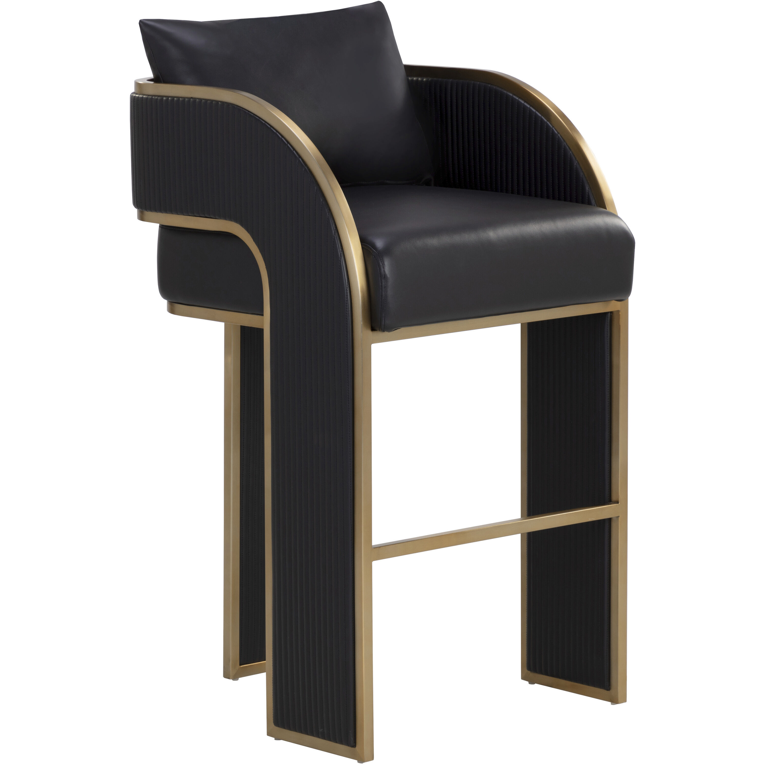 Baz 41.25 inch Napa Black Barstool